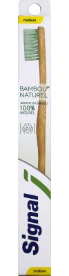 Signal Brosse à dent Bambou naturel Medium - La brosse à dent