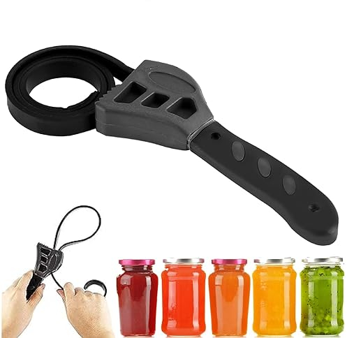 Telituny Chiave universale per filtro olio, 500 mm, cinturino in gomma, idraulica, fai-da-se