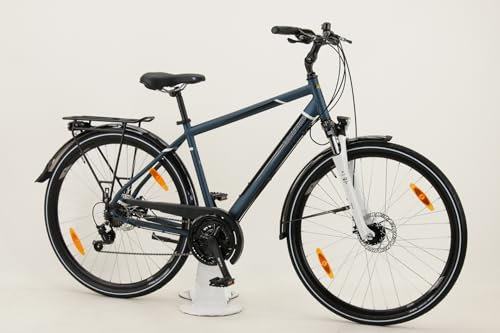 Pegasus Piazza Disc 28 Zoll Trekkingrad 21-Gang Kettenschaltung blau