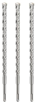 3tlg SDS Plus Bohrer 8 x 160mm,mit Hartmetall Spitze,Betonbohrer Ideal zum Bohren in Stein, Beton,Armierungseisen,Naturstein,Ziegelmauer