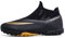 SYLUOQP Fußballschuhe, Unisex-Erwachsene, Indoor-Outdoor, Flexible, Atmungsaktive Fußballschuhe, Schwarz, 49 EU