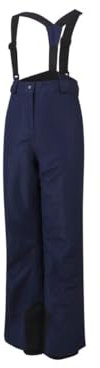 Crivit Kinder & Jugendliche Ski Hose Skihose, Girls, wasserabweisendes Obermaterial (134/140, Navy Blau)
