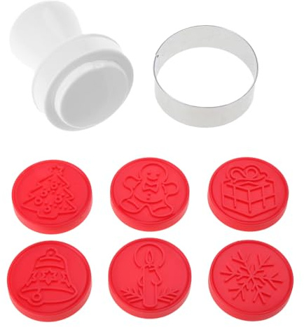 6 moldes para tartas de luna, moldes para tartas de luna, diseño de flores, utensilios de cocina
