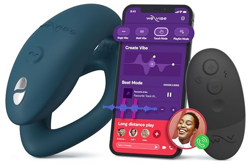We-Vibe Sync O Couples Vibrator, 10 Vibrations, Vibrators for Women, Green