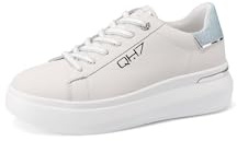 QUEEN HELENA Sneakers in Vera Pelle Scarpe da Ginnastica Platform Casual Donna QH9003 (Jeans, Sistema Taglie Calzature EU, Adulto, Donna, Numero, Media, 38)