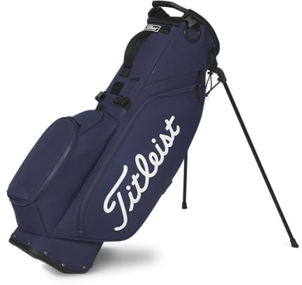 Titleist Borsa da golf Players S4, con supporto, Blu marino/Blu marino/Bianco