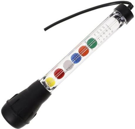 STOBAZA Idrometro Elettrolitico in Plastica per Batteria Auto, Misuratore di Densità Elettroidraulico Portatile Campionamento Rapido a Ventosa, Strumento di Test Diagnostico per Batterie