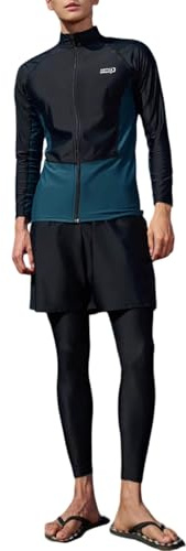 Wetsuit Neoprenanzug Herren Neoprenanzug Herren Schwimmen Neoprenhose Kurz Triathlonanzug Trisuit Triathlon Tauchanzug Schwimmhose Für Schwimmanzug Badeanzug Neoprenshirt Wärmend Surfing Swimskin Men