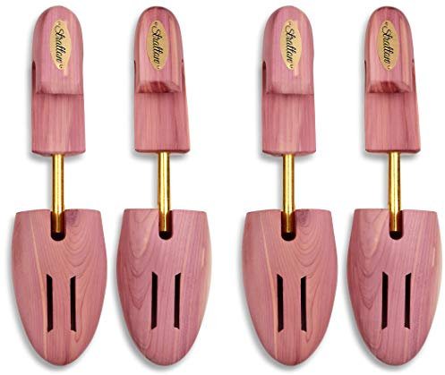 Stratton Cedar Shoe Tree - Shoe Trees for Men & Women, Sneakers, Widener & Shaper | GROWN IN USA (Large (Fits Shoe Sizes 10.5-11.5), 2 PACK)