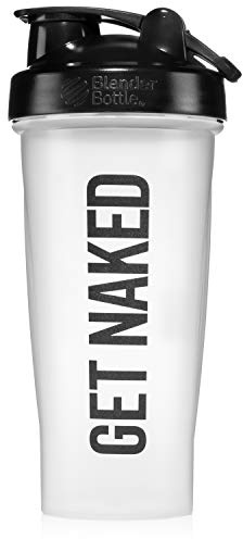 NAKED Nutrition Shaker Bouteille avec boule de mixage - 28 oz