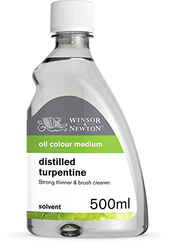 Winsor & Newton Distilled Turpentine Oil Additive, 500 ml