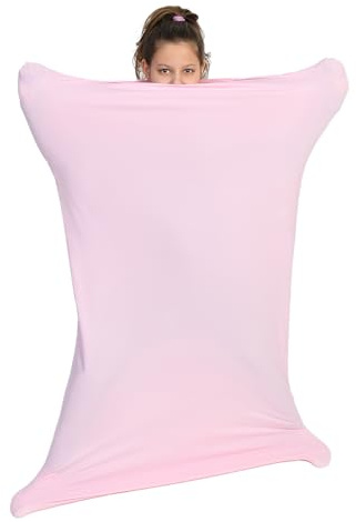 Sensory Owl Chaussette Corporelle Sensorielle Body Sock Enfants et Adultes Pour Autisme TDAH Stress L 155 cm Rose