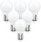 RuLEDne E27 LED Glühbirne, 5W 27 Warmweiß 2700K Leuchtmittel, 50W LED Lampen Ersetzt P45/G45 Birne, 220-240V Energiesparlampe, mit 220° Abstrahlwinkel, nicht dimmbar, 6 Stück (E27 G45)