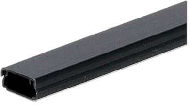 Gouttière carrée adhésive de 10 m (1 m par Trame), 10 x 20 mm de Couleur Blanche. Permet de Ranger Les câbles avec facilité et Design Discret.