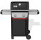 Weber Spirit E-210 Gas Barbecue / 2 Burners, Snap-Jet Ignition, Durable Wheels and Warming Rack, 51 x 46 cm Cooking Surface, Compatible with Weber Works Side Rails, Black/Silver