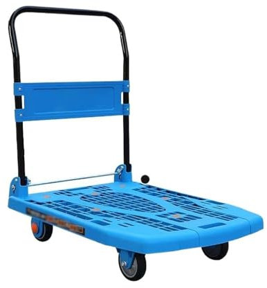 Carrello a Piattaforma Pieghevole Carrello a pianale cavo Carrello a pianale cavo pieghevole silenzioso, flessibile, senza preoccupazioni e salva-lavoro Carrello Piattaforma Portapacchi(Piccolo)