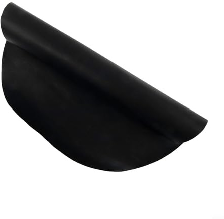 Bulevisiter Alfombrilla para parrilla sin barbacoa, para horno, microondas y parrilla, película permanente para hornear, pescado, carne y verduras, resistente al calor hasta 260 °C, 40 x 33 cm, negro