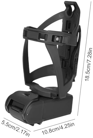 Porte-bouteille d'eau pour vélo - Support multifonction avec boîte à outils amovible en nylon pour vélo de route et montagne, peut contenir une bouteille d'eau, une tasse ou un gobelet, rangement pour
