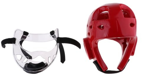 drburpily Protector de Ingle para niñas, de Piel sintética Resistencia, cómodo, Transpirable, para Muay Thai u Otros Deportes, Casco esquí y Snowboard para niños y jóvenes, Ligero, Vintage.