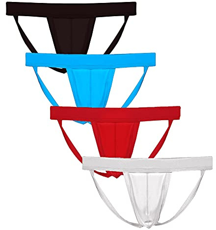 Summer Code Homme Suspensoir Jockstrap String Ficelle Coquille Protection Lot de 2/4