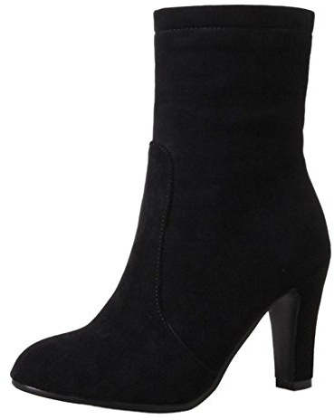Onewus dam klänning stövlar med stiletto klack dragkedja stövel, - svart - 44 EU