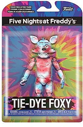 Funko Action Figure 5: Five Nights At Freddy's (FNAF) TieDye - Foxy - Collectable Toy - Gift Idea - Official Merchandise - for Boys, Girls, Kids & Adults
