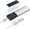GiGimundo Boîtier SSD M.2 NVMe SATA Adaptateur, USB-C 3.2 Gen 2 10Gbps NVME PCIe, 5Gbps NGFF SATA M-Key(B+M Key) 2230/2242/2260/2280, Aluminum External Boîtier M2 Disque Dur, Support UASP Trim, argent