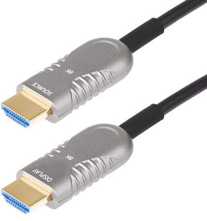 StarTech.com 100ft (30.4m) HDMI 2.1 Hybrid Active Optical Cable (AOC), CMP Plenum, 8K60Hz, Ultra High Speed HDMI 2.1/2.0 Cord