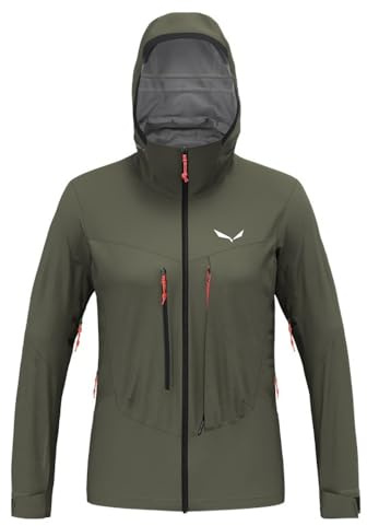 SALEWA Sella 3L Powertex jacka W, mörk oliv, 2XL
