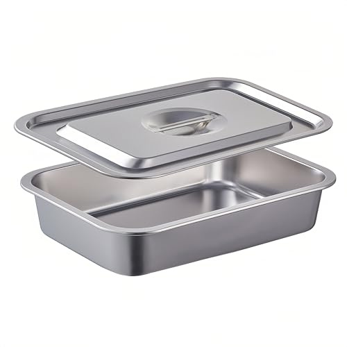 4 Inch Extra Deep Lasagna Baking Pan with Lid, 9.2Qt