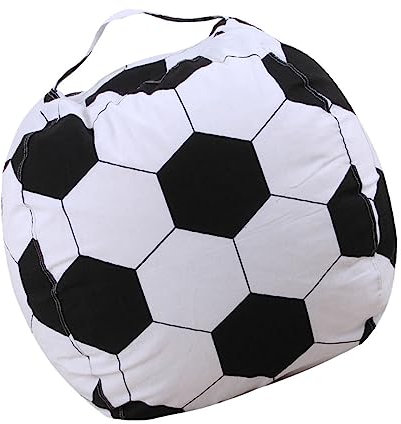 HOOTNEE Kids Toy Organize Fußball Spielzeug Aufbewahrung Sack Stofftier Aufbewahrung Für Kinderzimmer Für Plüschtiere Und Kleidung Atmungsaktives Multifunktional Als Sitzgelegenheit
