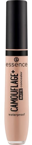 essence CAMOUFLAGE+ MATTE concealer, Nr. 90, Braun, langanhaltend, mattierend, abdeckend, matt, vegan, ölfrei, ohne Parabene, ohne Mikroplastikpartikel, 1er Pack (8ml)