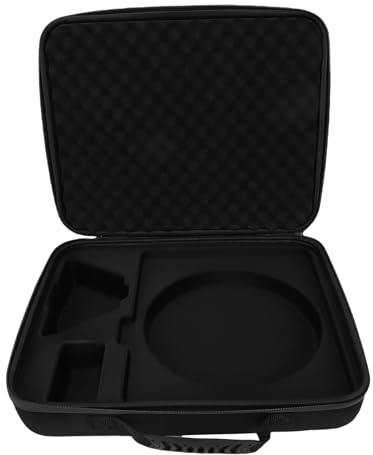 Plyisty Custodia Rigida per Satellite, Protezione in Schiuma EVA Antiurto con Scomparti Personalizzabili per Accessori per Kit di Parabole Satellitari Deposito da Campeggio per