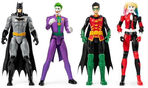 DC Batman 30cm Actionfiguren-4er Set bestehend aus Batman, Robin, Copperhead und Talon