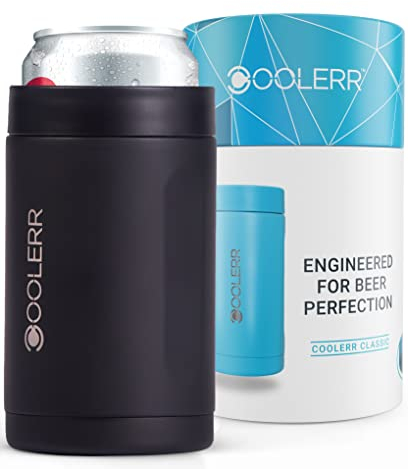 Coolerr Classico | Raffreddatore termico per lattine e bottiglie | Lattine da 330 ml | Lattine da 440 ml | Bottiglie da 330 ml | Regali per birra da uomo | Gadget per uomo | Regali per lui |