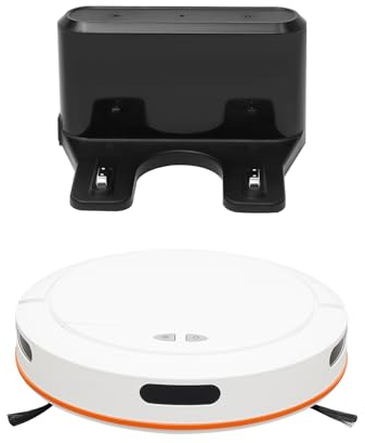 YUNRUX robotdammsugare fjärrkontroll dammsugare robot torkfunktion 2 700 Pa sugkraft robotdammsugare med 100 ml vattentank laddningsstation 120 min drifttid automatisk sopmaskin mobiltelefon kontroll