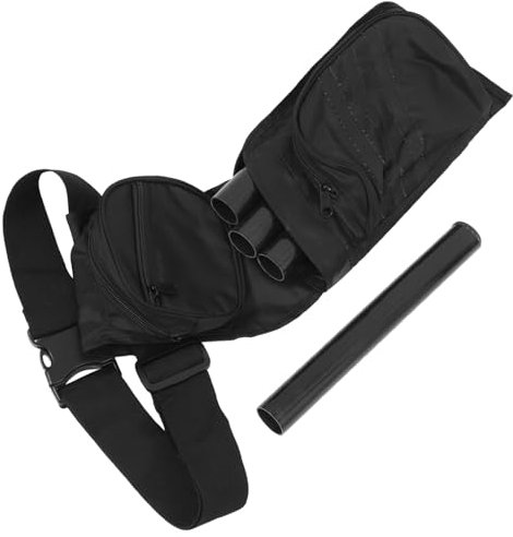 Gogogmee Kurztitel Pfeilköcher Für Bogenschießen Große Kapazität Verstellbare Gürteltasche Für Pfeile Für Outdoor-Jagd Und Training Schwarz