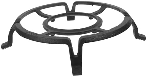 SHINEOFI Supporto Per Wok e Griglia in Ghisa Per Fornelli a Gas, Ferro Resistente Anti-deformazione Design Antiscivolo, Compatibile e Per Piani Cottura a Gas