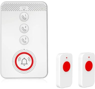 Agwuoetr 4G SIM SOS nödsamtal larm panikknapp 4G SOS nödsamtalsknapp GSM rösttelefon för seniorer äldre barn nödställning hjälp sökare