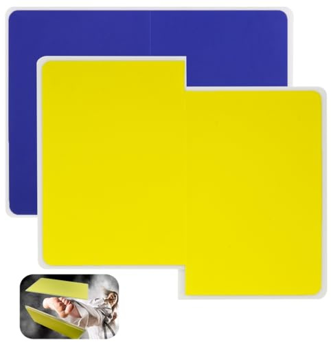 Dolltobe 2pcs Rebreakable Punching Boards for Taekwondo Karate Training, Martial Arts Target Boards with EVA Foam Cover, 2 Sizes for Different Levels, for Youngsters