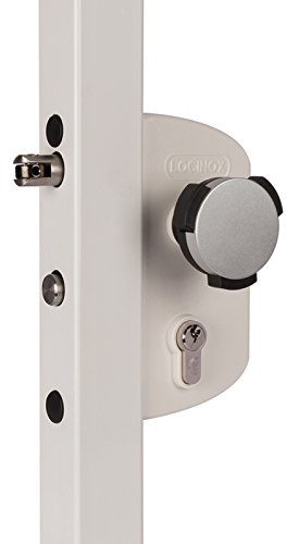 Serrure de porte battante pour piscine avec bouton de sécurité Kidlock 40 mm.