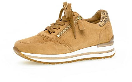 Gabor Damenschuhe Schnürschuhe Sportive Sneaker Braun Freizeit, Schuhgröße:EUR 38 | UK 5