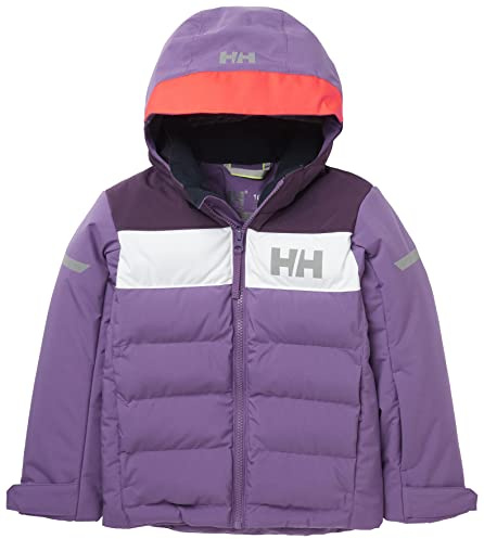 Helly Hansen Rwb Puffy Vest, Chaqueta De Pluma Para Acampada Y Marcha Niño Unisex Youth, Violeta (Purple), Talla Única