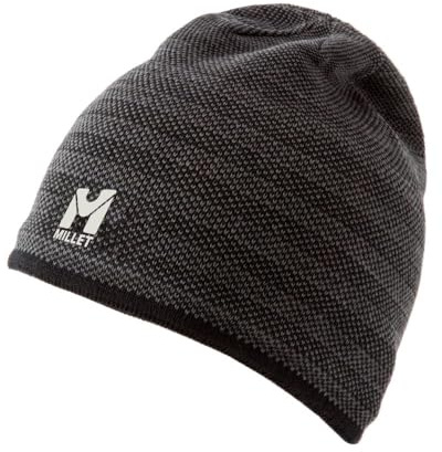 Millet - Tiak II Beanie - Berretto Misto Lana Merino - Alpinismo, Escursionismo, Stile di Vita - Grigio Taglia Unica, Grigio, Taglia Unica