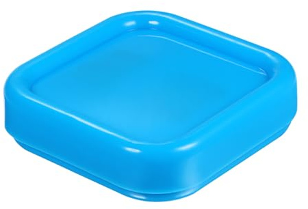 sourcing map Cuscino magnetico per spille, quadrato, in plastica, per cucito, progetti fai da te, colore: azzurro