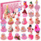Gummi Ente Adventskalender 2025, 24 Tage Enten Adventskalender, Weihnachtskalender Enten, Süße Bade Enten für Babys, Quietscheenten Weihnachts Adventskalender Box für Mädchen