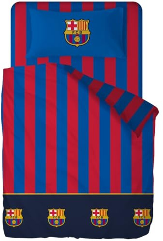 Sibiles Juego de Sábanas F. C. Barcelona Cama 90 y Cama 105 Barça FCB202052 Color Único Talla Cama 105