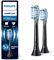 Philips Sonicare C3 Premium Plaque Defence - têtes de brosse à dents de rechange d'origine, noir, lot de 2, HX9042/88