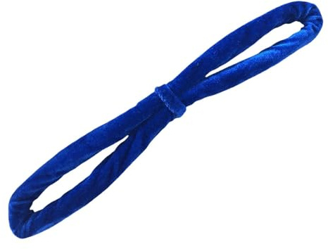 F Fityle Aro de Fitness con Asa para Las Manos, 40 Cm (15,75 Pulgadas), Versátil, Práctico Y Profesional, con Pequeño Círculo para Barra de Pole Dance, Azul