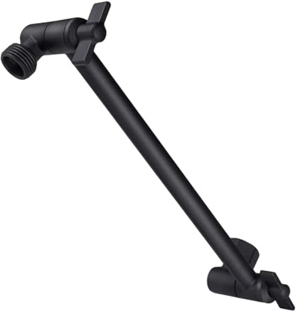 Extensor de brazo de ducha y soportes, barra de extensión de acero inoxidable con rociadores superiores para accesorios de baño, barra de extensión de rociadores superiores de ducha